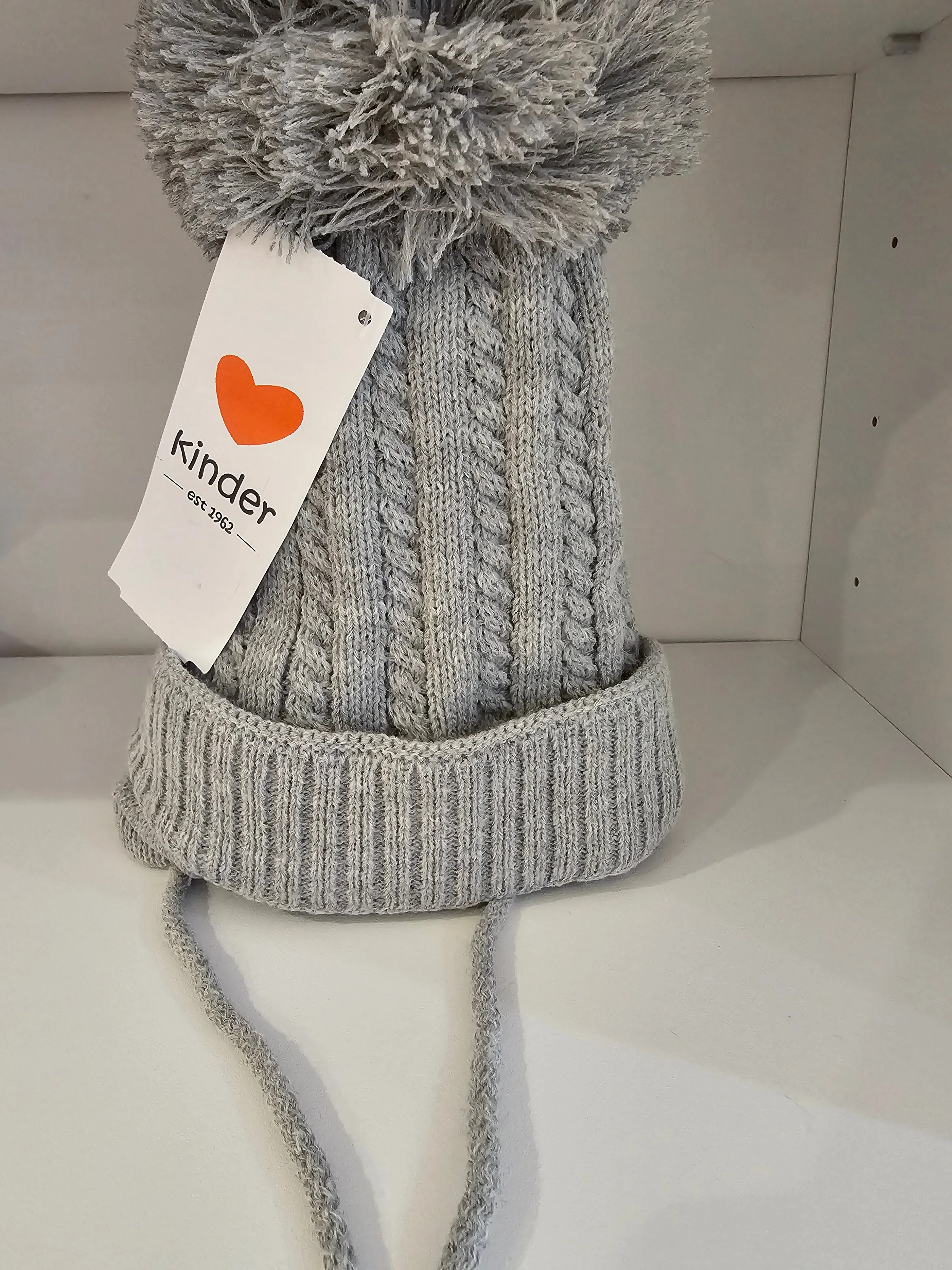 Cable Pompom Hats