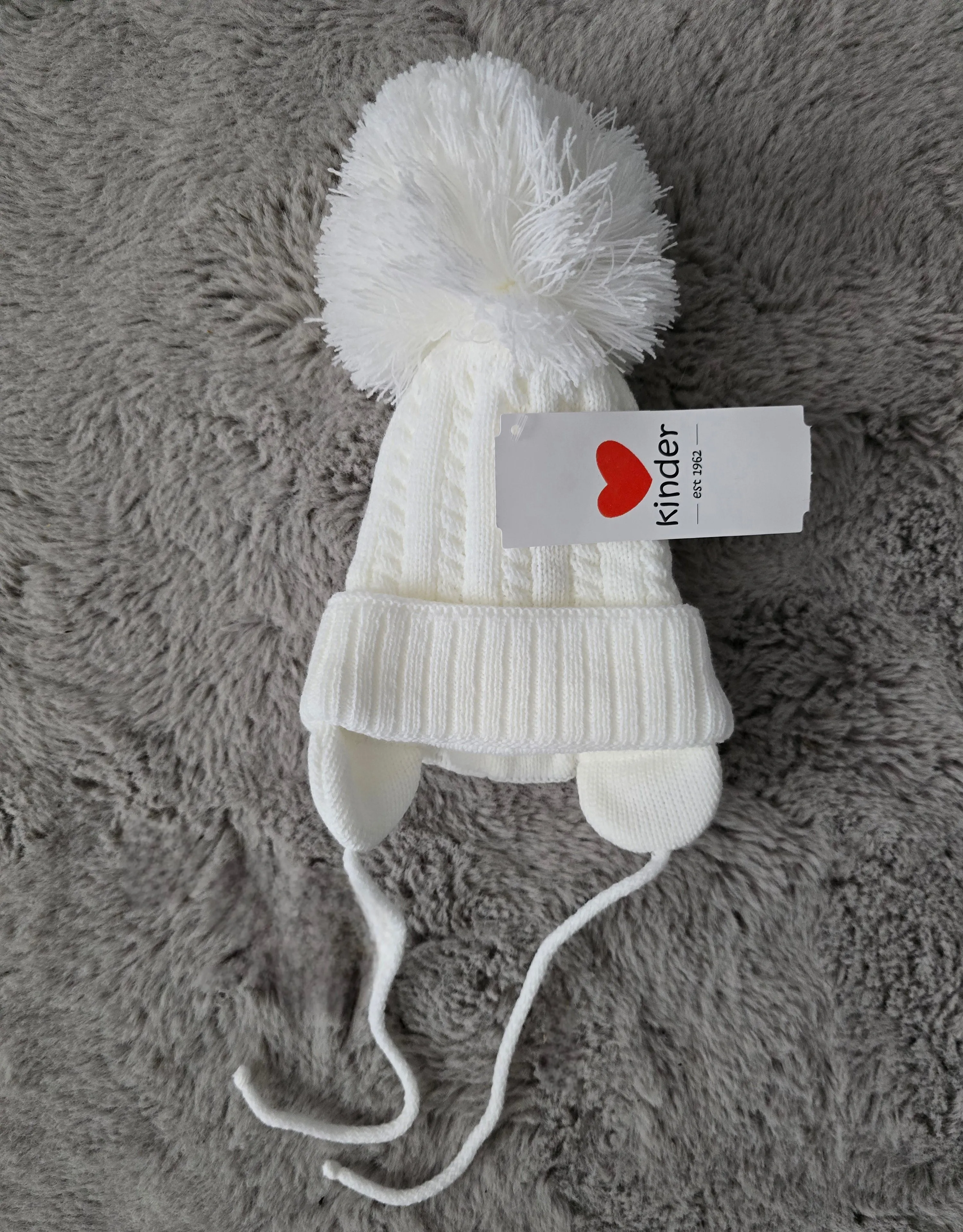 Cable Pompom Hats