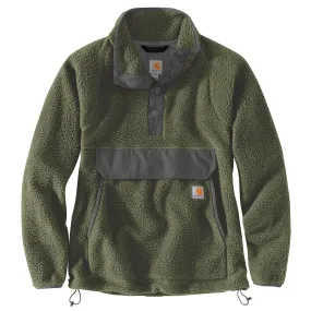 'Carhartt' Women's Fleece 1/4 Relaxed Fit Fleece Jacket - Basil Heather