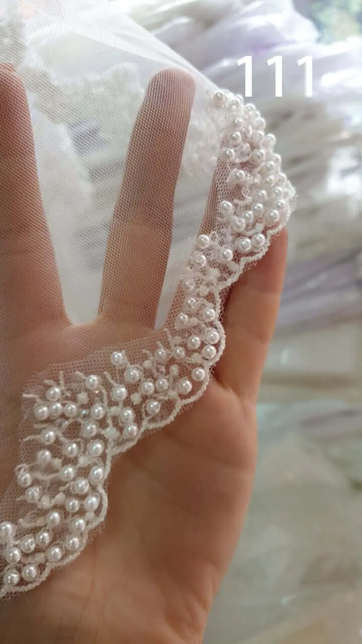 Cathedral Lace Veil - Double Layer