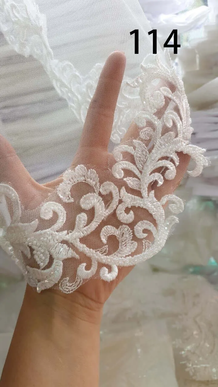 Cathedral Lace Veil - Double Layer