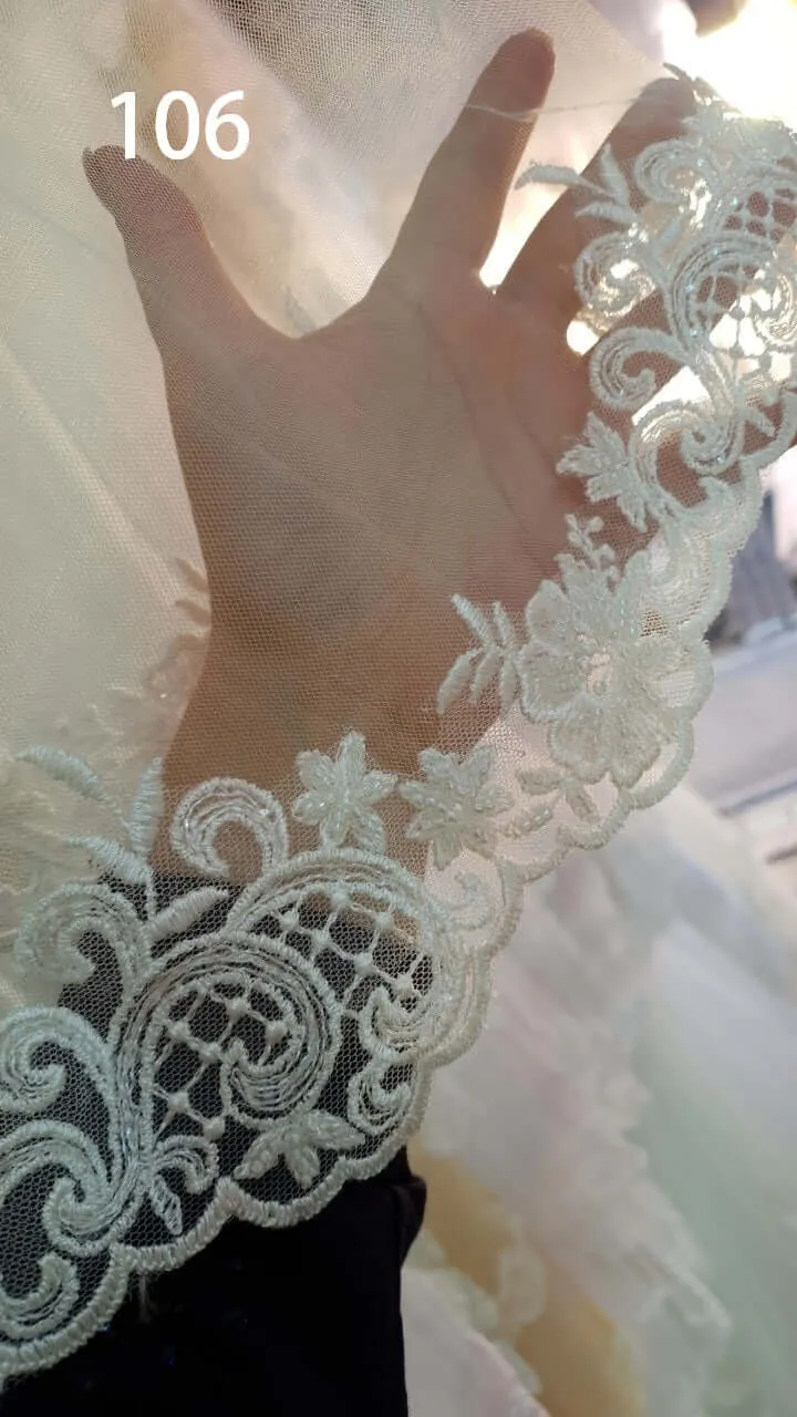 Chapel Lace Veil - Double Layer
