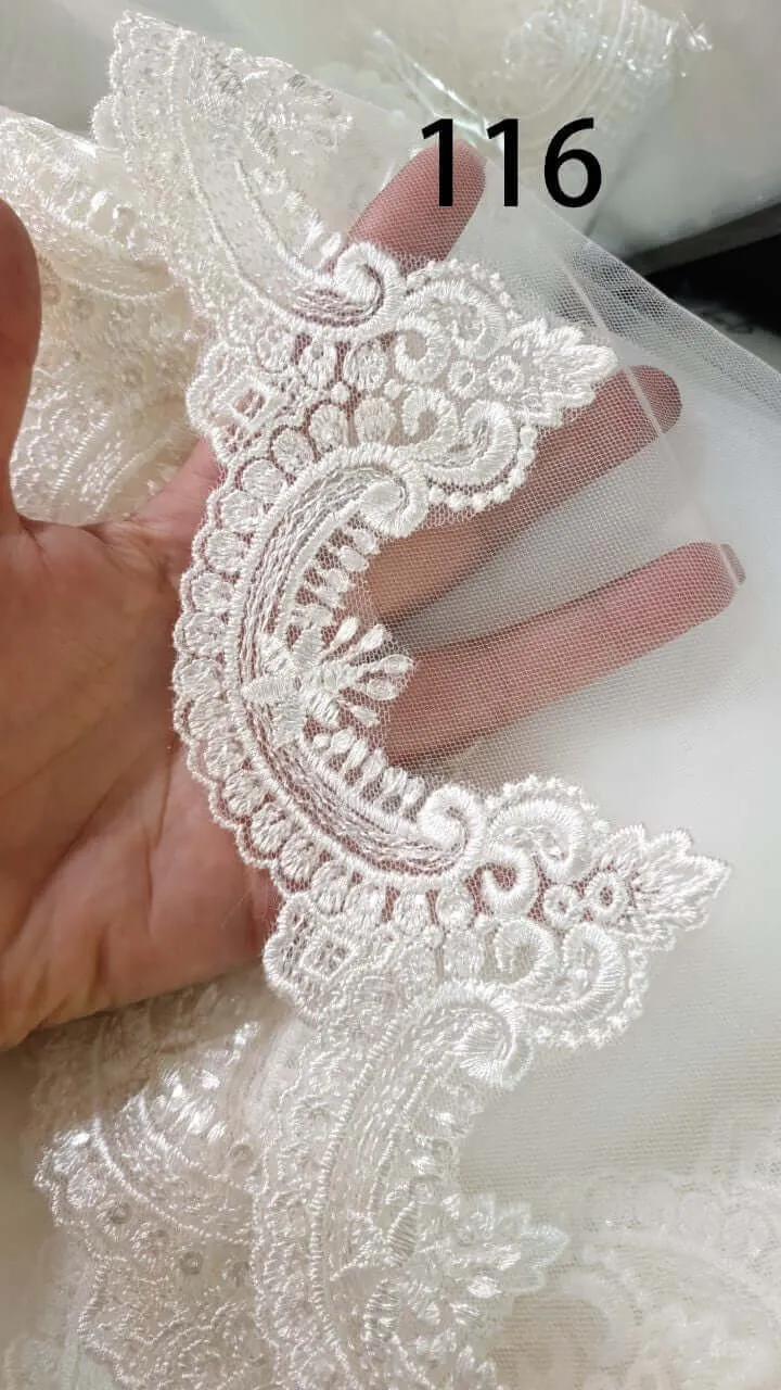 Chapel Lace Veil - Double Layer