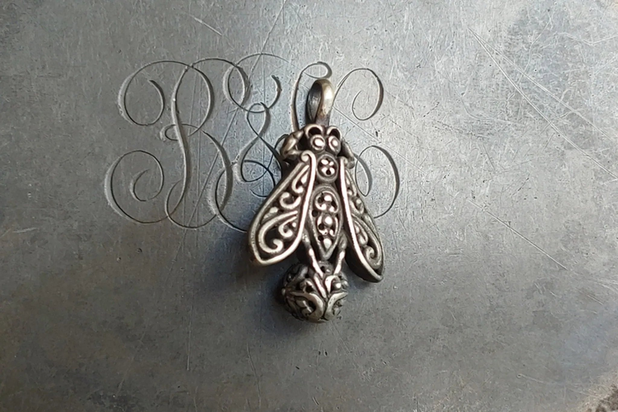 Charm Lock Shawl Pin Charm