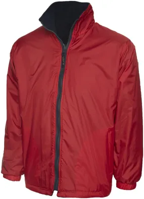 Childrens Reversible Fleece Jacket  | Red/Navy