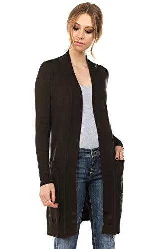 CIELO Women's Long Sleeve Sweater Duster Cardigan