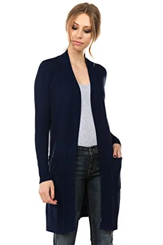 CIELO Women's Long Sleeve Sweater Duster Cardigan