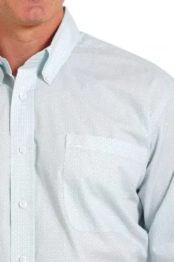 CINCH GEOMETRIC PRINT BUTTON-DOWN WESTERN SHIRT