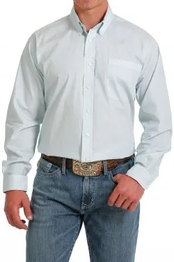 CINCH GEOMETRIC PRINT BUTTON-DOWN WESTERN SHIRT