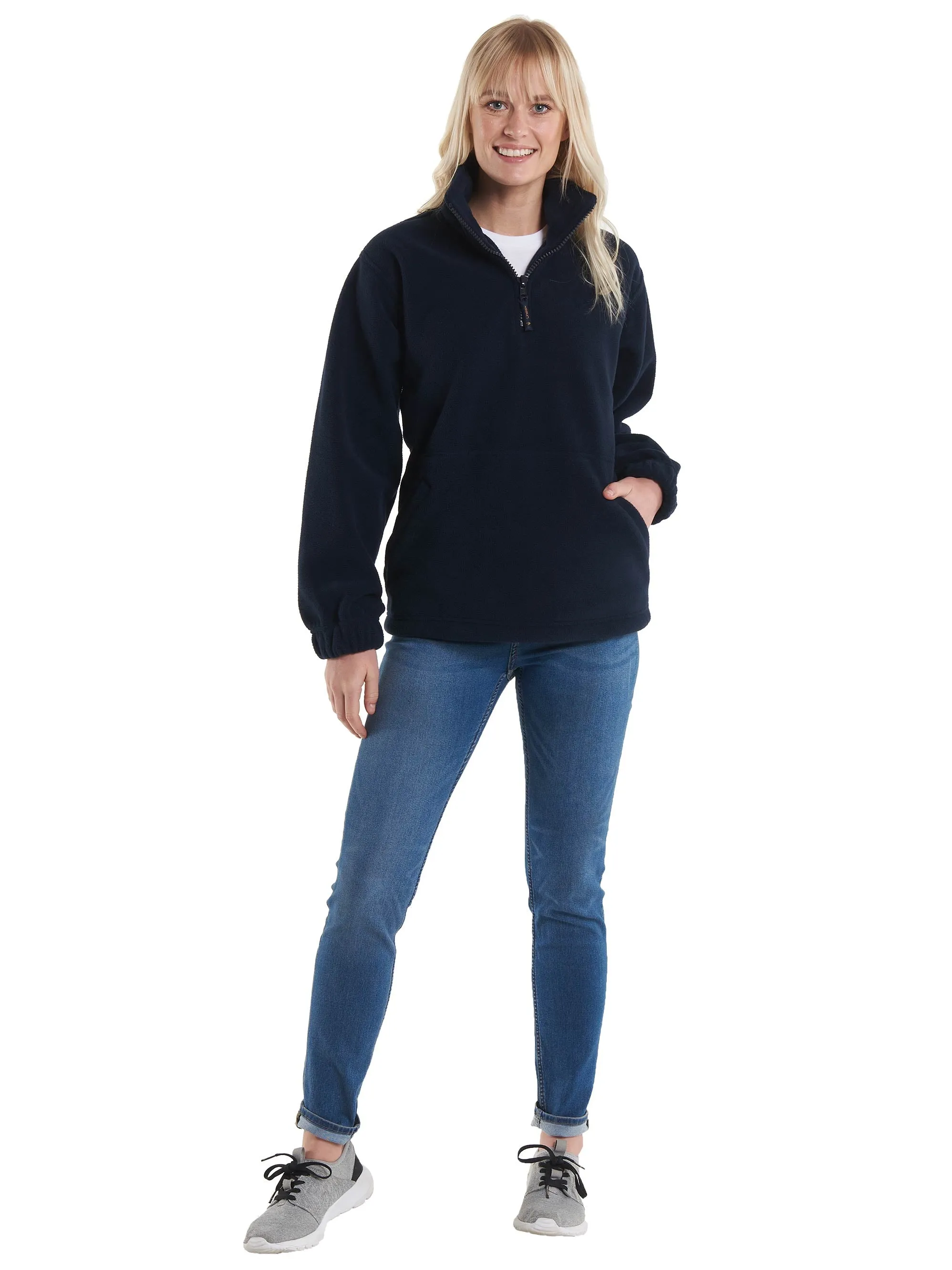 Classic 1/4 Zip Fleece Jacket | Red