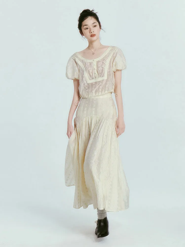 Classical Three-dimensional Embroidery Skirt