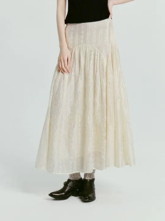 Classical Three-dimensional Embroidery Skirt