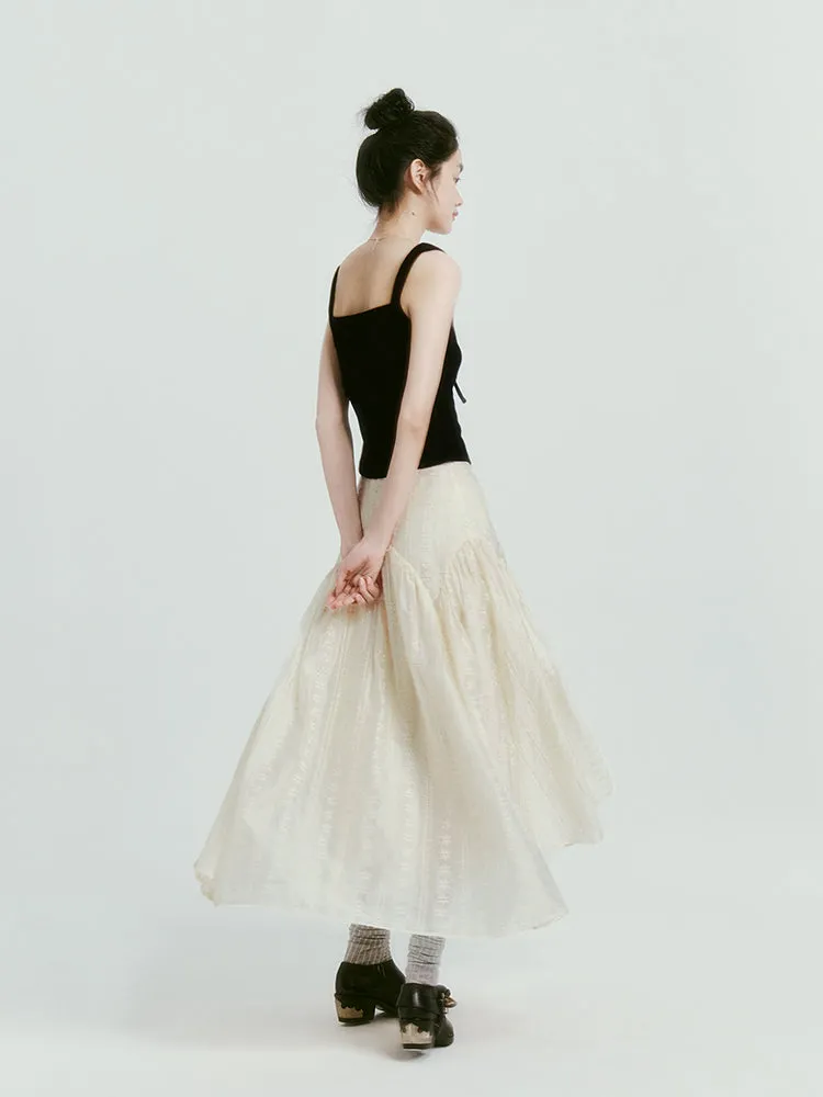 Classical Three-dimensional Embroidery Skirt