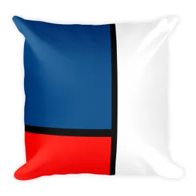 Colour Blocking One Square Cushion by Robert Bowen