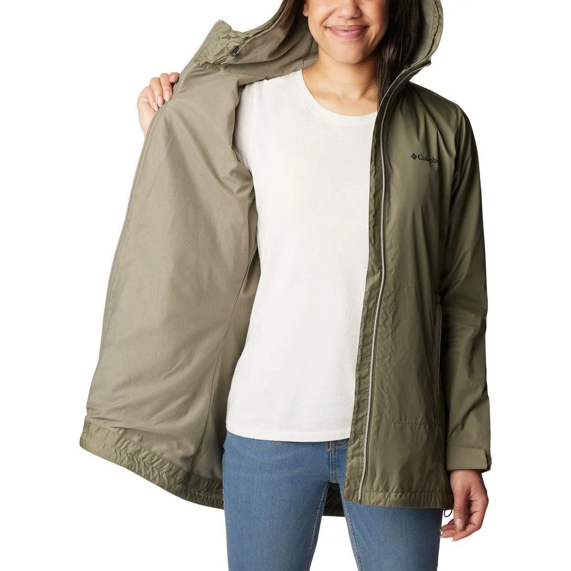 Columbia Switchback™ Lined Long Rain Jacket - Women