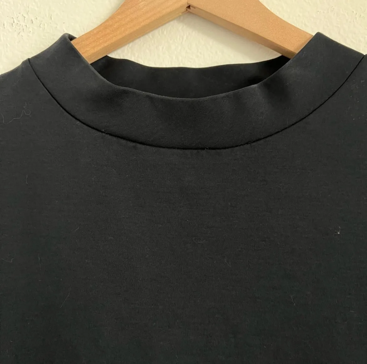 COS Boxy Mock Neck T-Shirt Dress