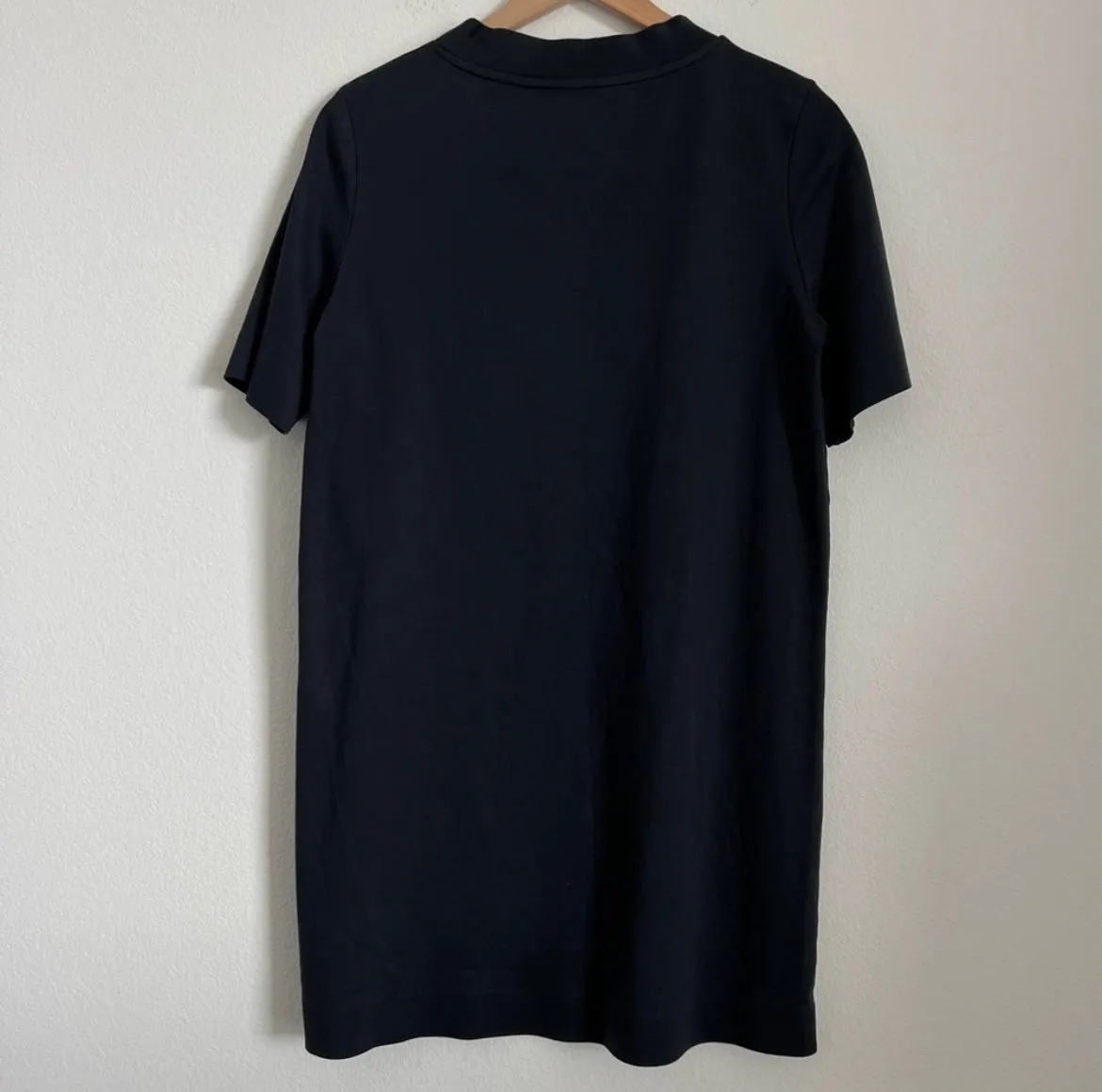 COS Boxy Mock Neck T-Shirt Dress