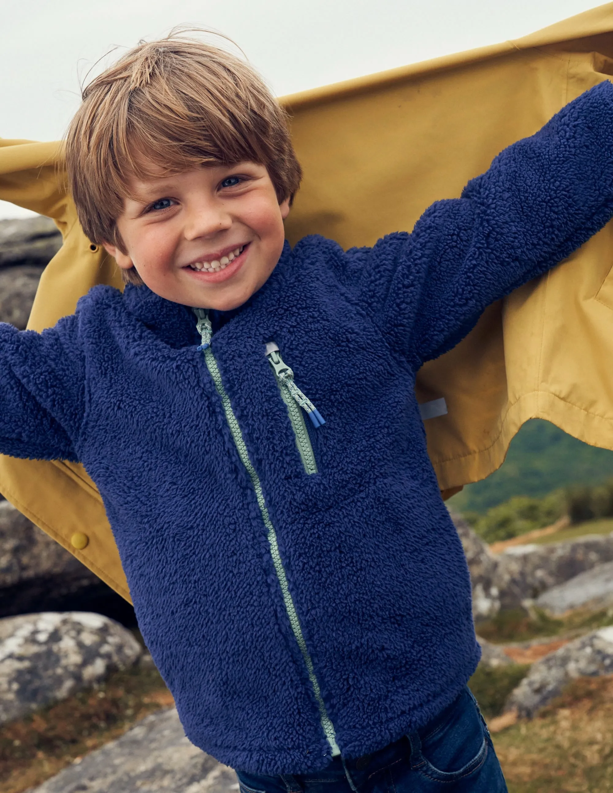 Cosy Windproof Fleece-French Navy