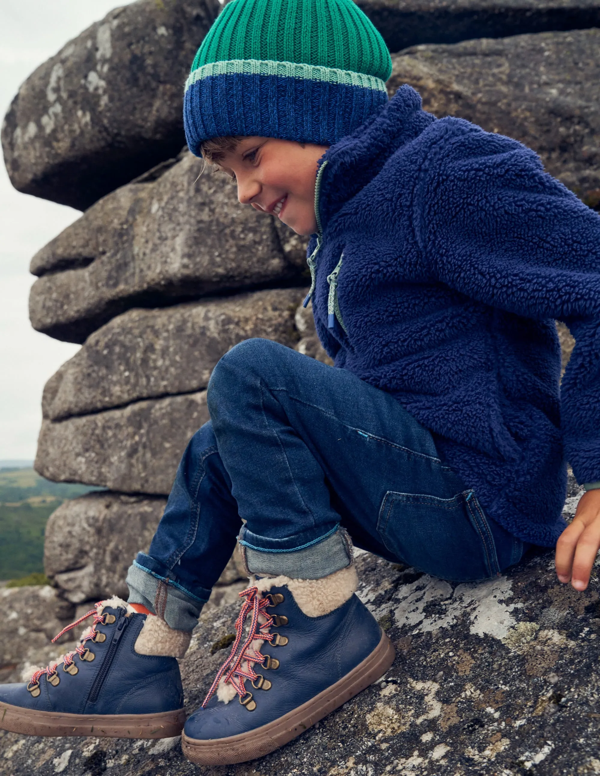 Cosy Windproof Fleece-French Navy