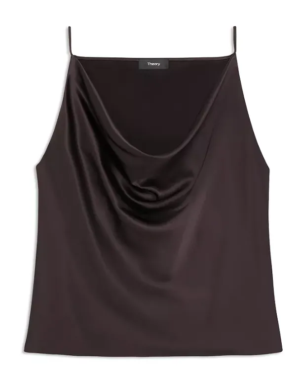 Cowl Neck Camisole in Satin