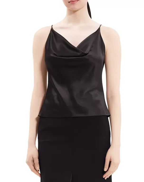 Cowl Neck Camisole in Satin