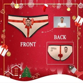 Custom Face Underwear for Women Personalized Gift Women's All Over Print High-cut Briefs for Her