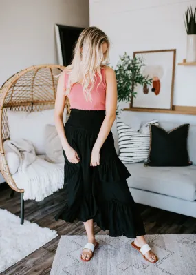 Demri Ruffle Maxi Skirt FINAL SALE
