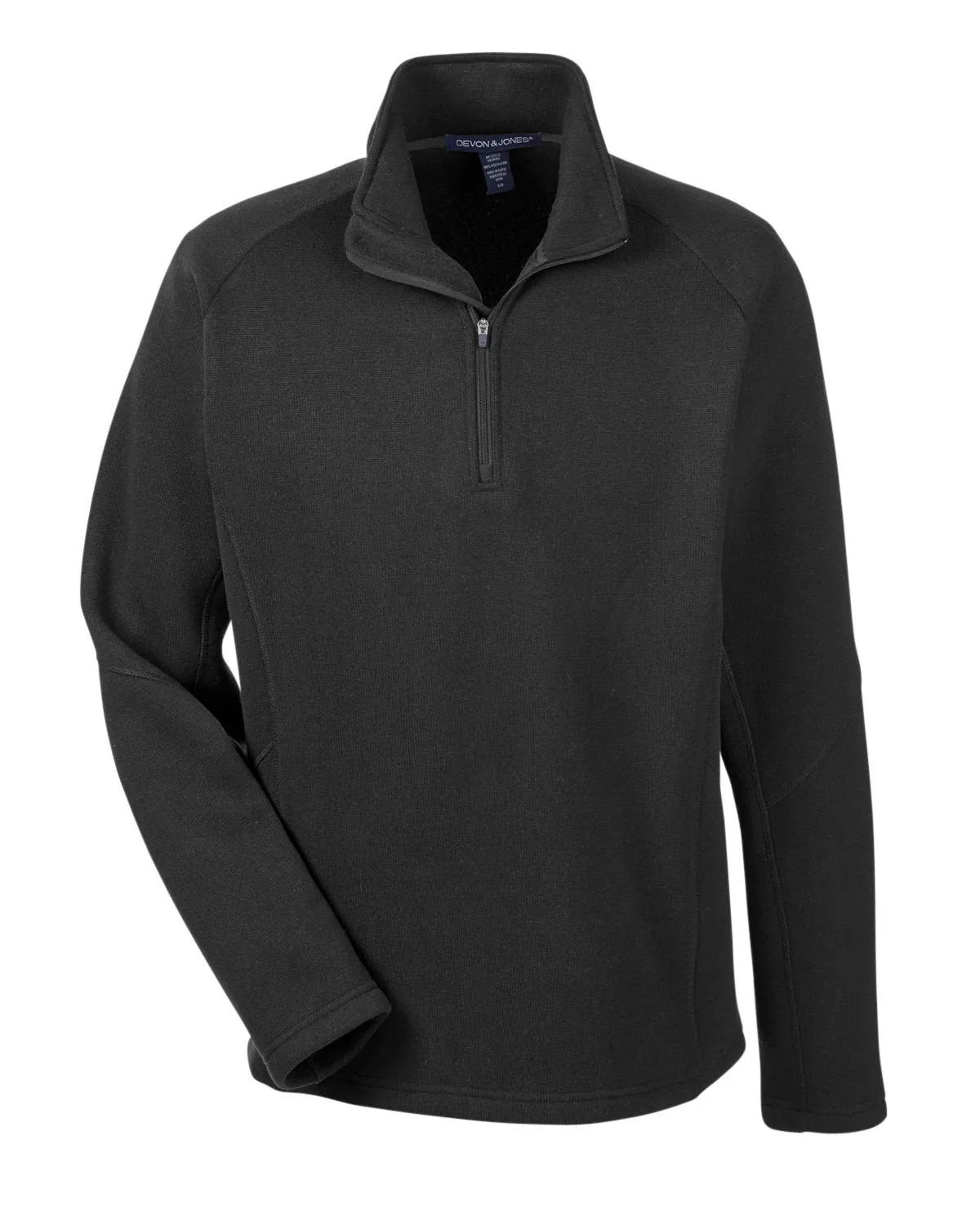 Devon & Jones Men's Bristol Sweater Fleece Quarter-Zip