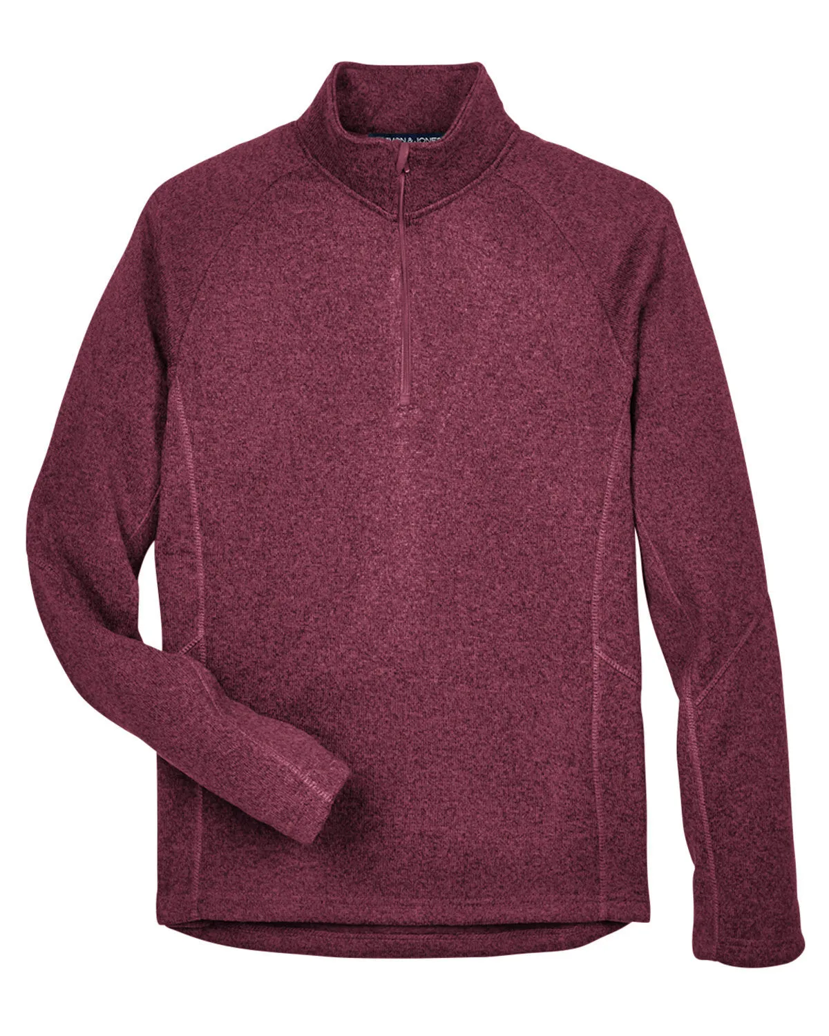 Devon & Jones Men's Bristol Sweater Fleece Quarter-Zip