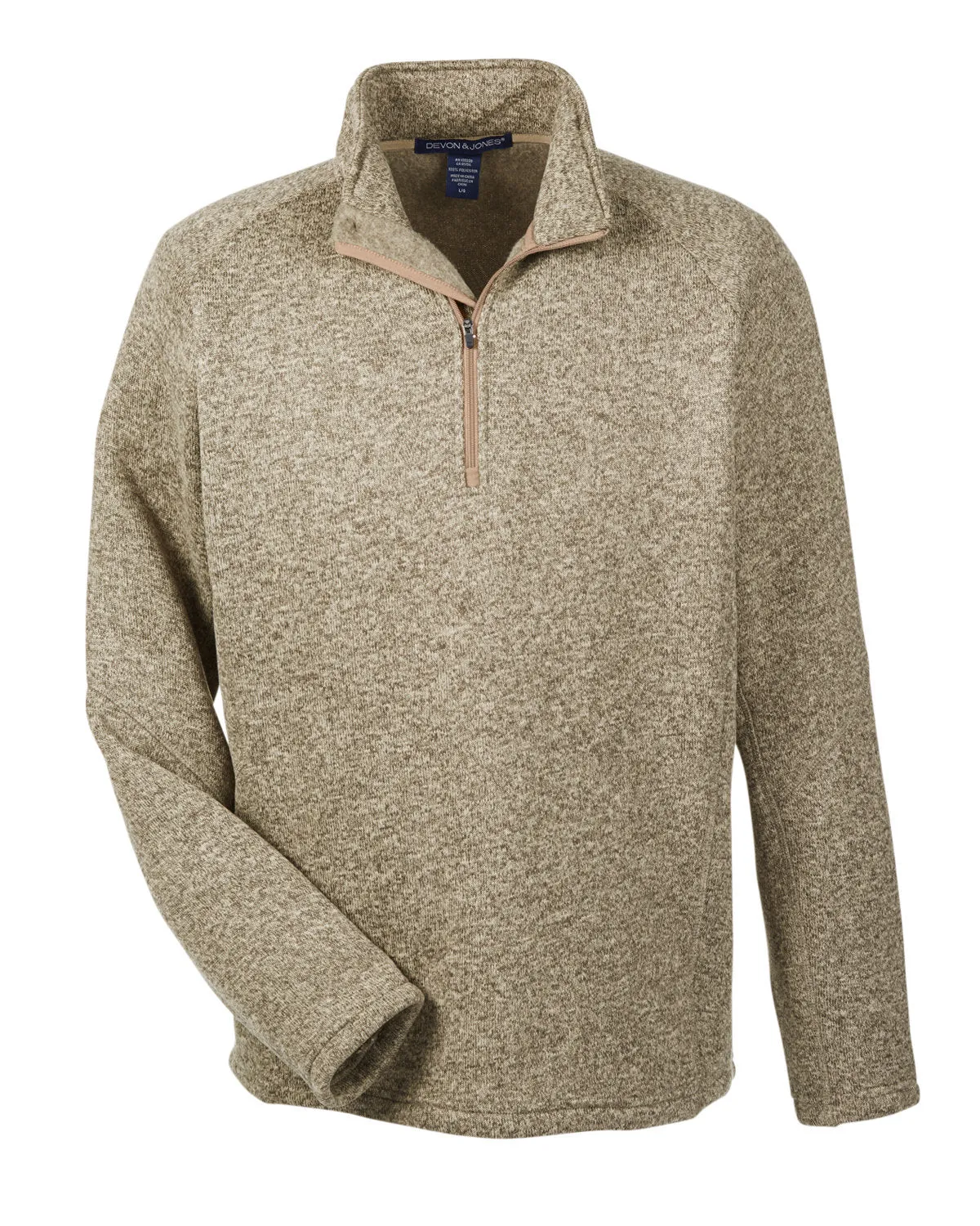Devon & Jones Men's Bristol Sweater Fleece Quarter-Zip