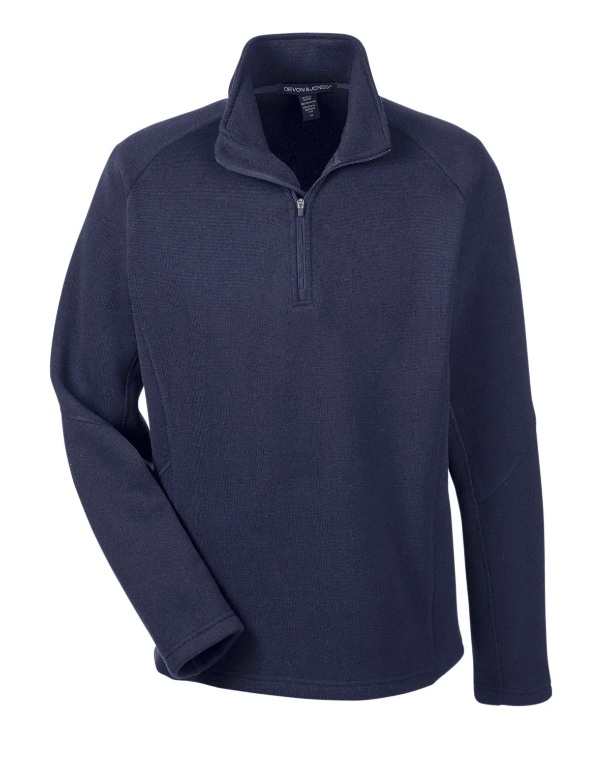 Devon & Jones Men's Bristol Sweater Fleece Quarter-Zip
