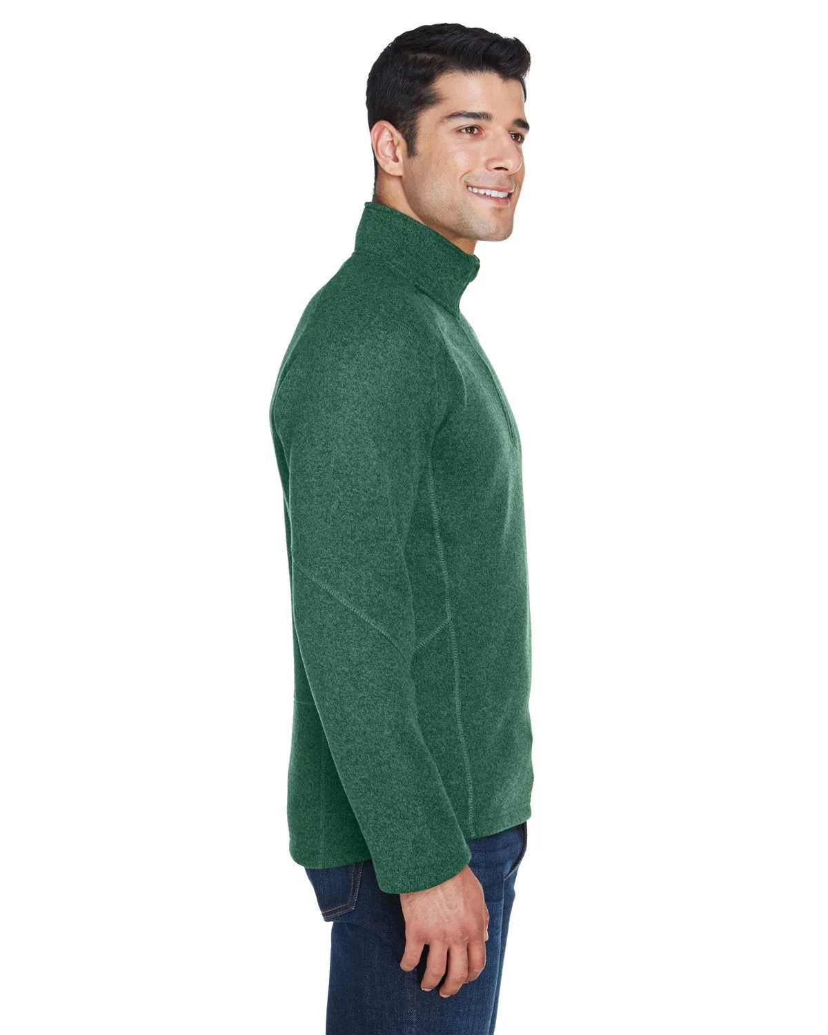 Devon & Jones Men's Bristol Sweater Fleece Quarter-Zip