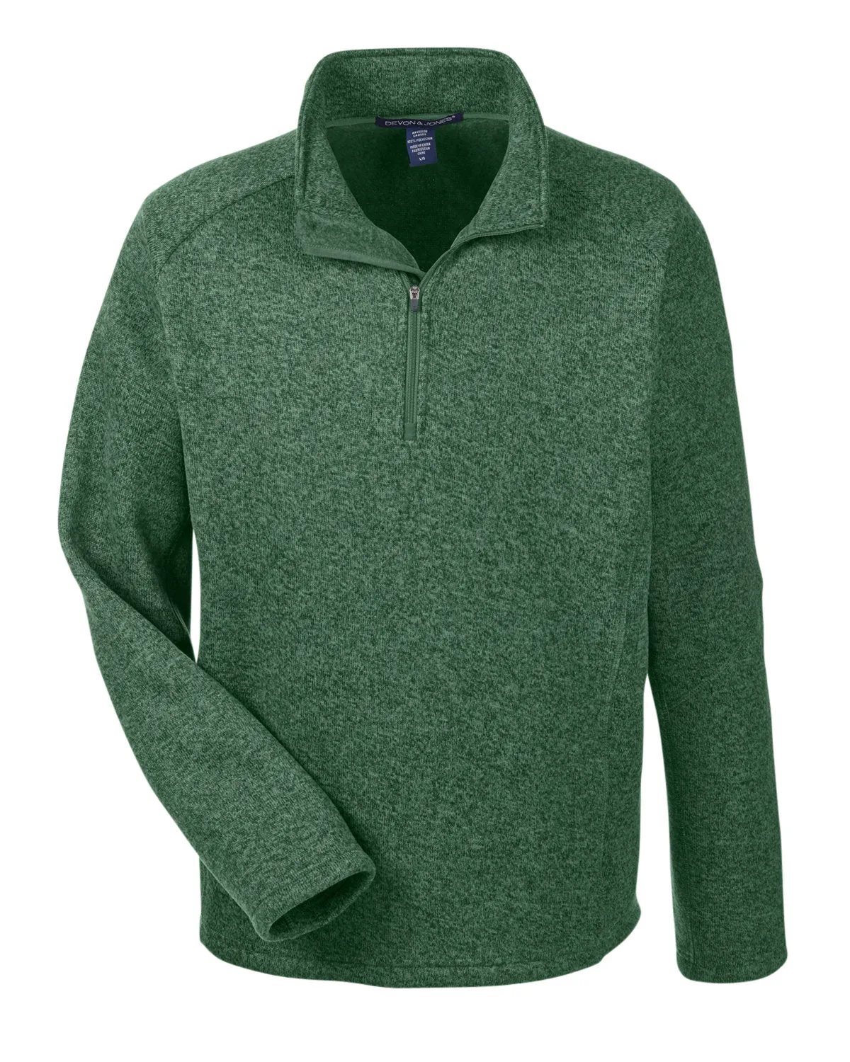 Devon & Jones Men's Bristol Sweater Fleece Quarter-Zip