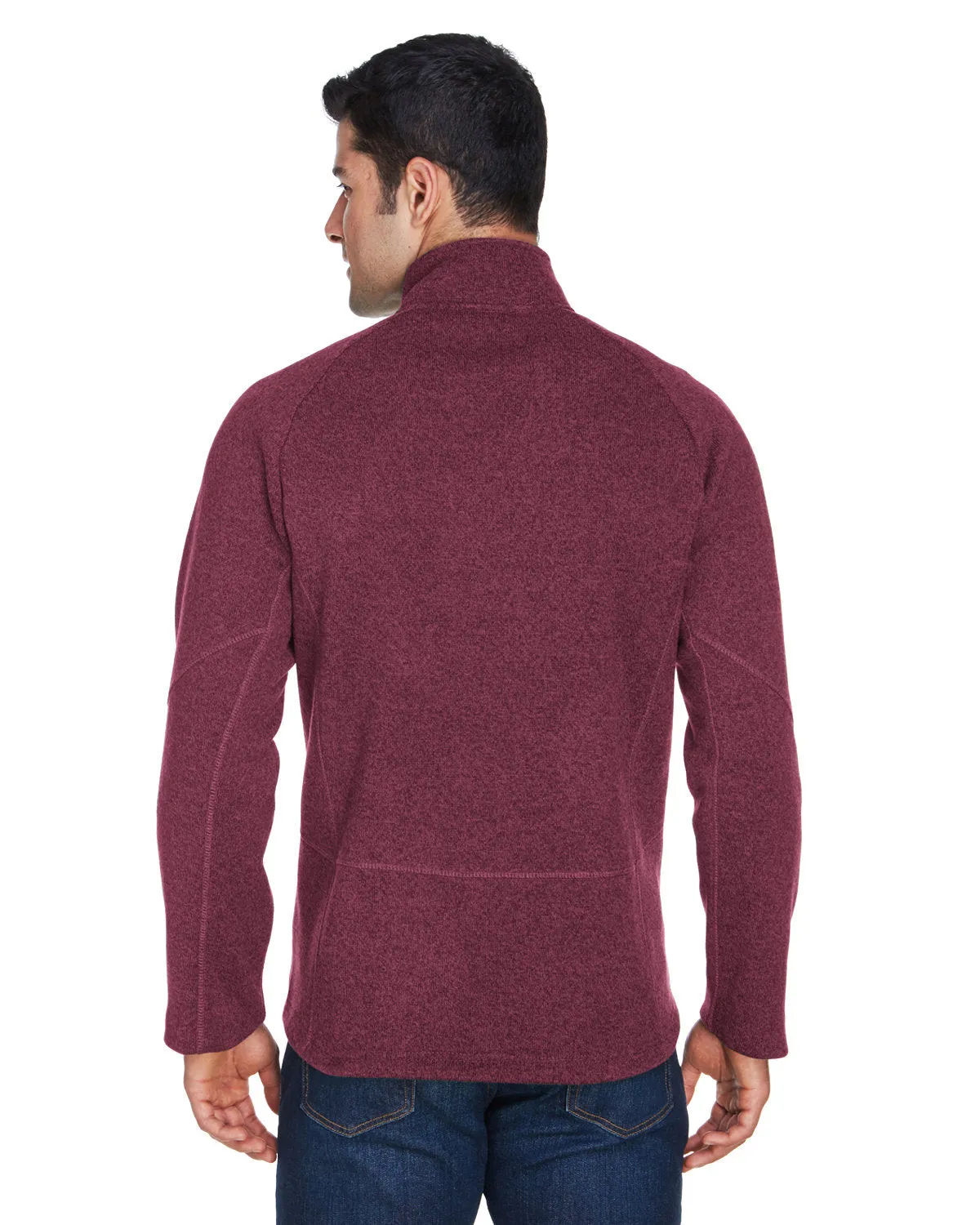 Devon & Jones Men's Bristol Sweater Fleece Quarter-Zip