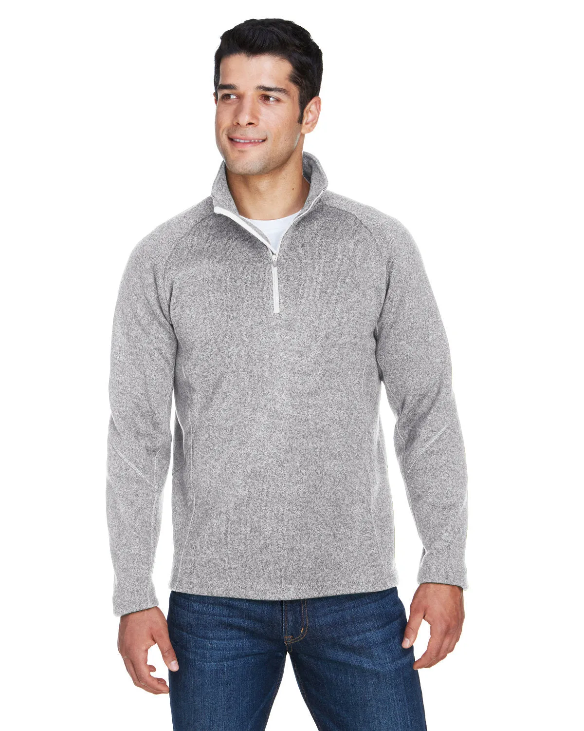 Devon & Jones Men's Bristol Sweater Fleece Quarter-Zip