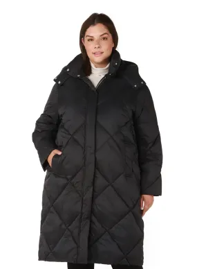 Dex Plus Longline Quilted Puffer