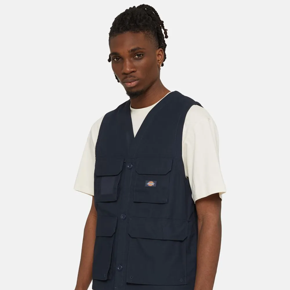 DICKIES - FISHERVILLE VEST DARK NAVY