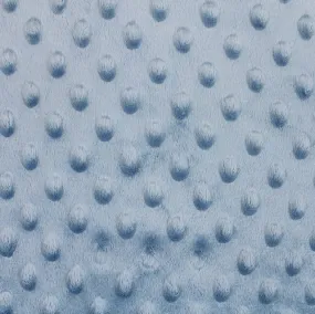 Dimple Minky Fleece - Blue - Sold By Half Metre