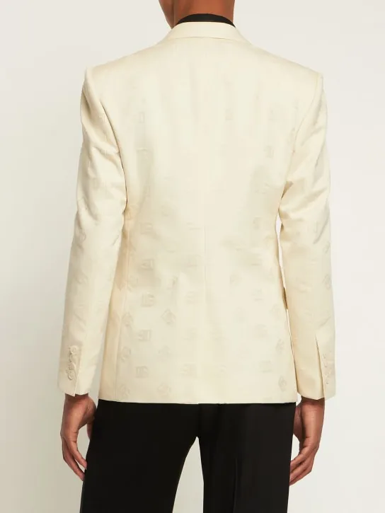 Dolce&amp;Gabbana   Monogram jacquard cotton jacket 