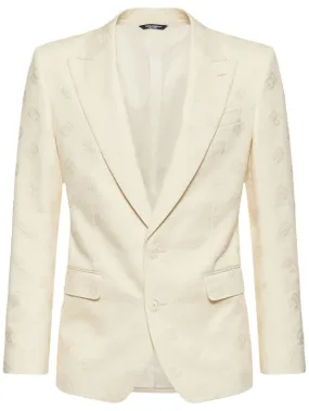 Dolce&amp;Gabbana   Monogram jacquard cotton jacket 