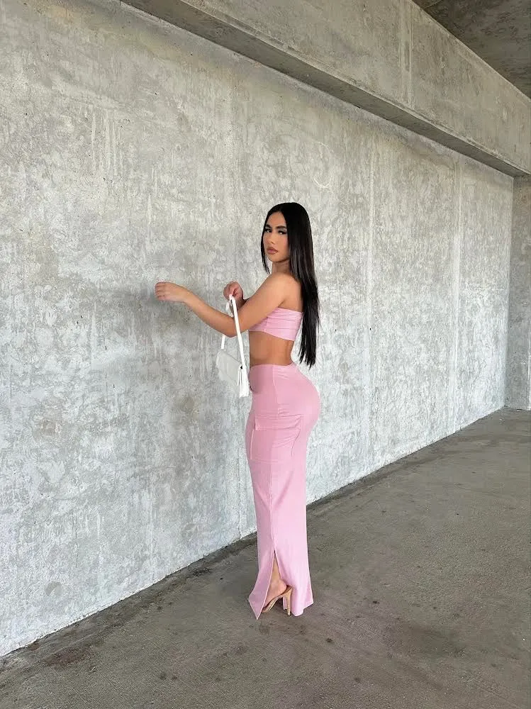 Dream Girl Skirt Set (Mauve)