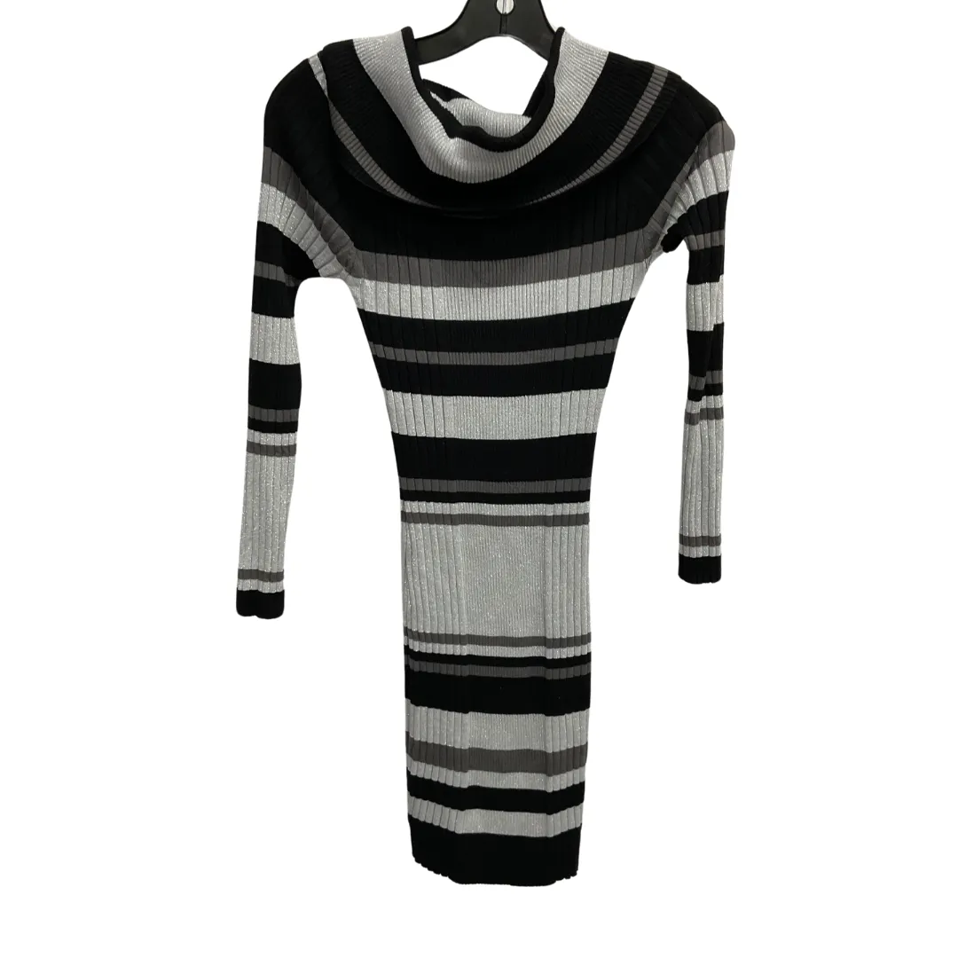 Dress Sweater By No Boundaries In Black & Grey, Size: Xs
