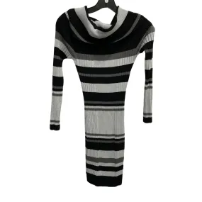 Dress Sweater By No Boundaries In Black & Grey, Size: Xs
