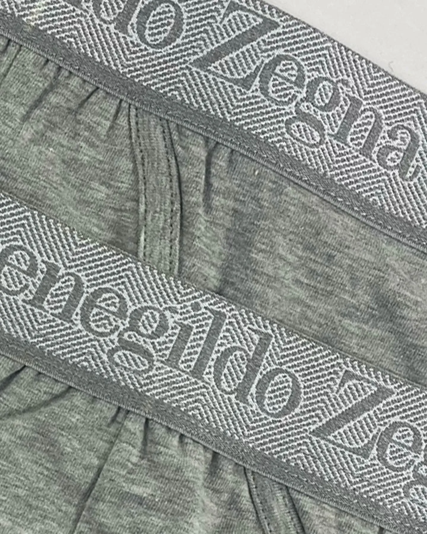 Ermenegildo Zegna Underwear Gray Stretch Cotton Midi Brief 2 Pack M SALE