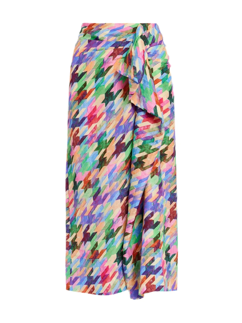 Essentiel Antwerp Glavia Silk Draped Midi Skirt (More Colors)