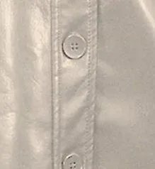 Faux Leather Shirt Dress