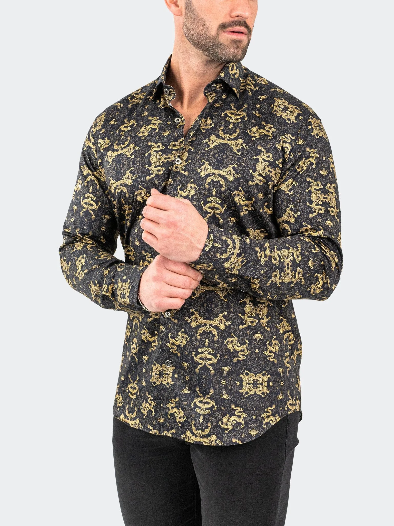 Fibonacci GoldenDragon Black