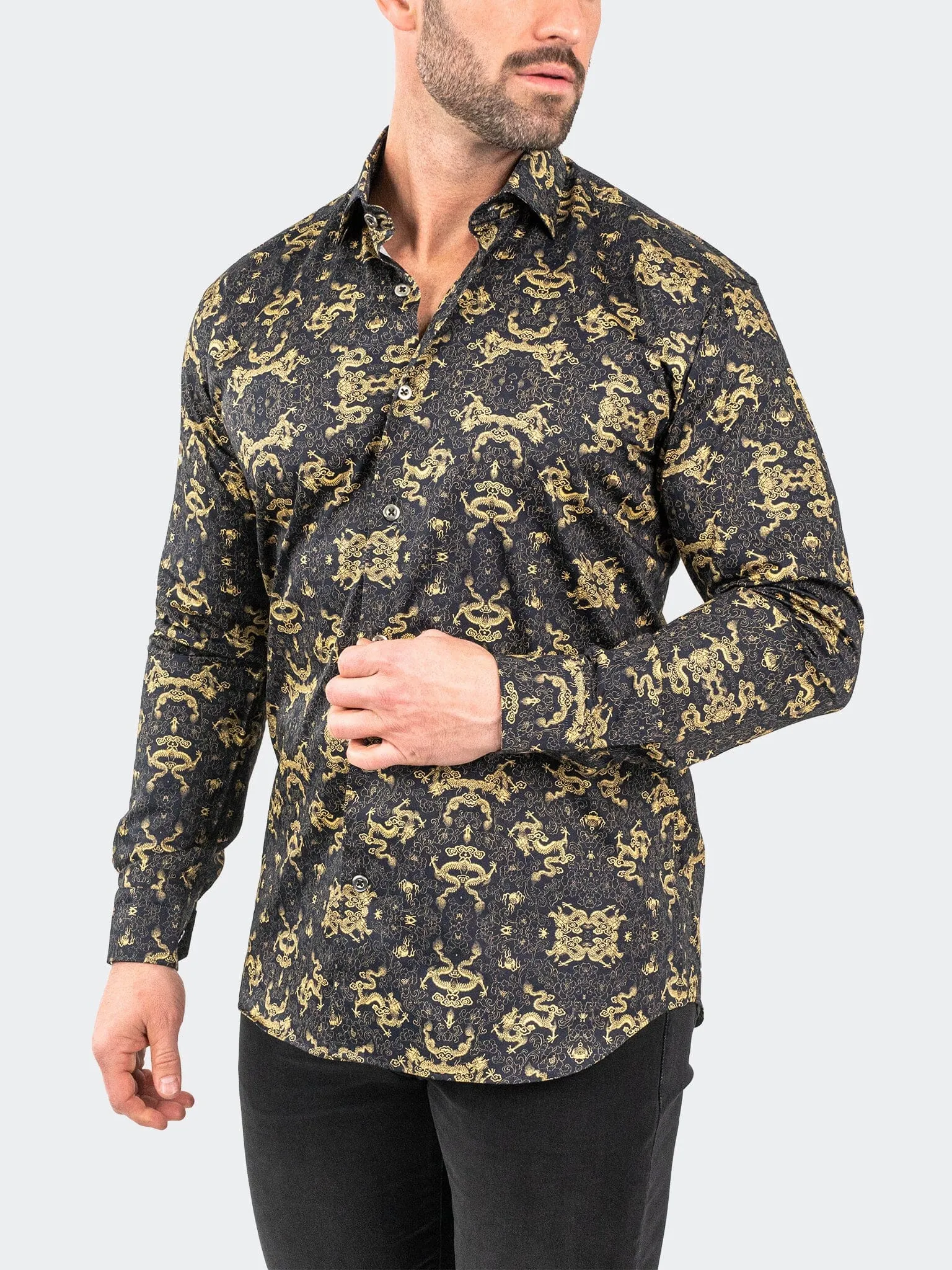 Fibonacci GoldenDragon Black