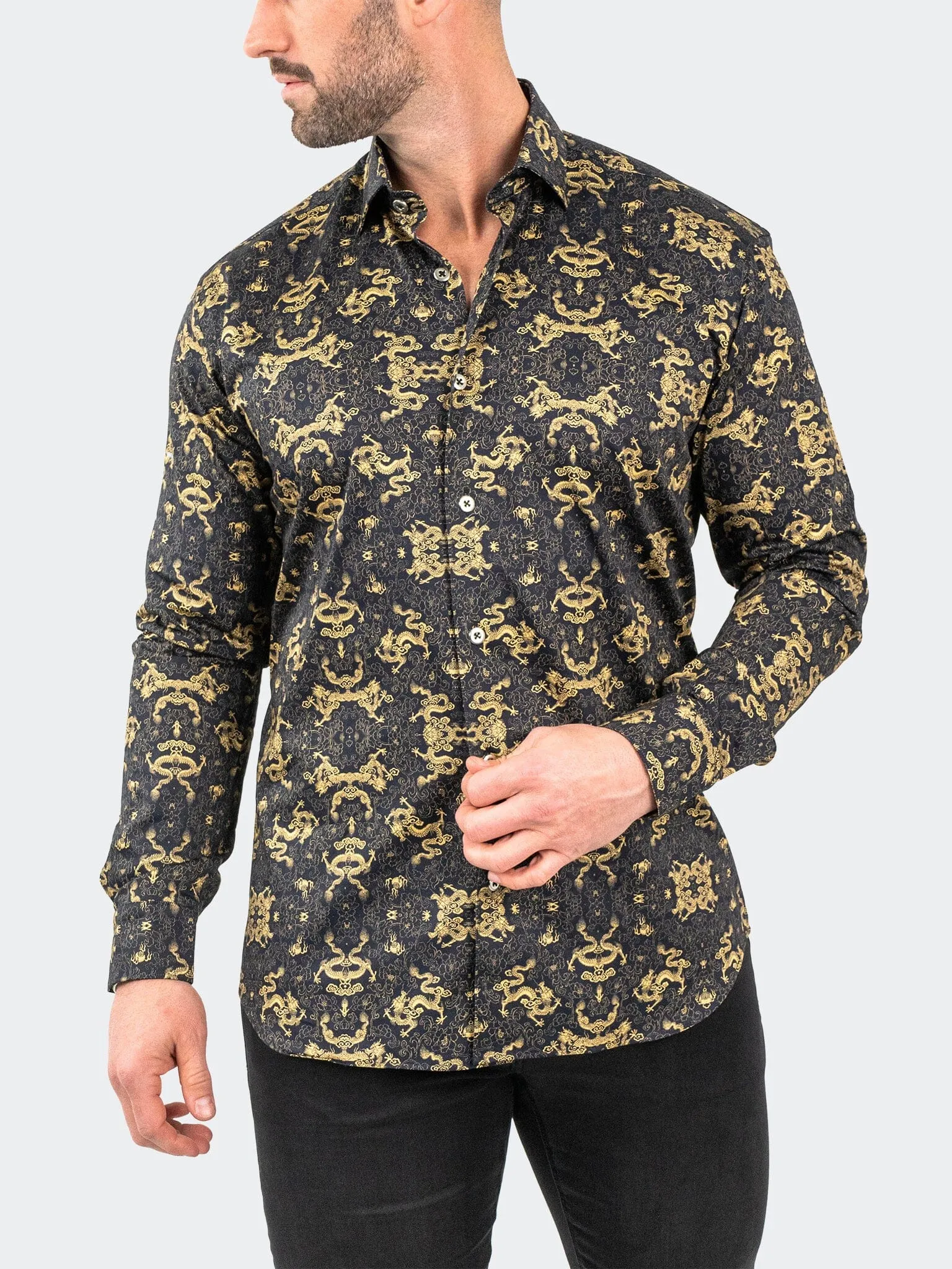 Fibonacci GoldenDragon Black