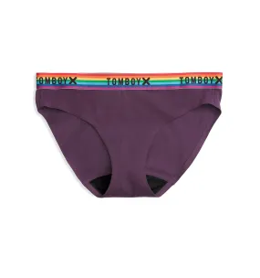 First Line Leakproof Bikini - Plum Rainbow